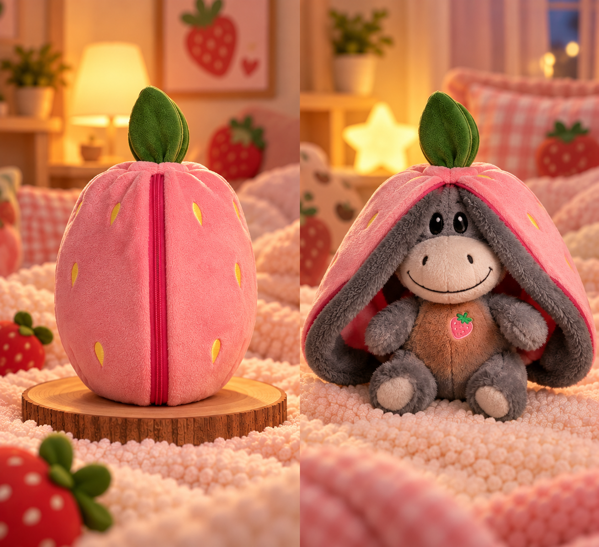 LumiLoo™ Breathing Plush Toy with Soothing Music & Gentle Night Light