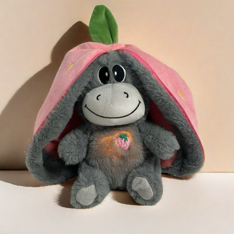 LumiLoo™ Breathing Plush Toy with Soothing Music & Gentle Night Light