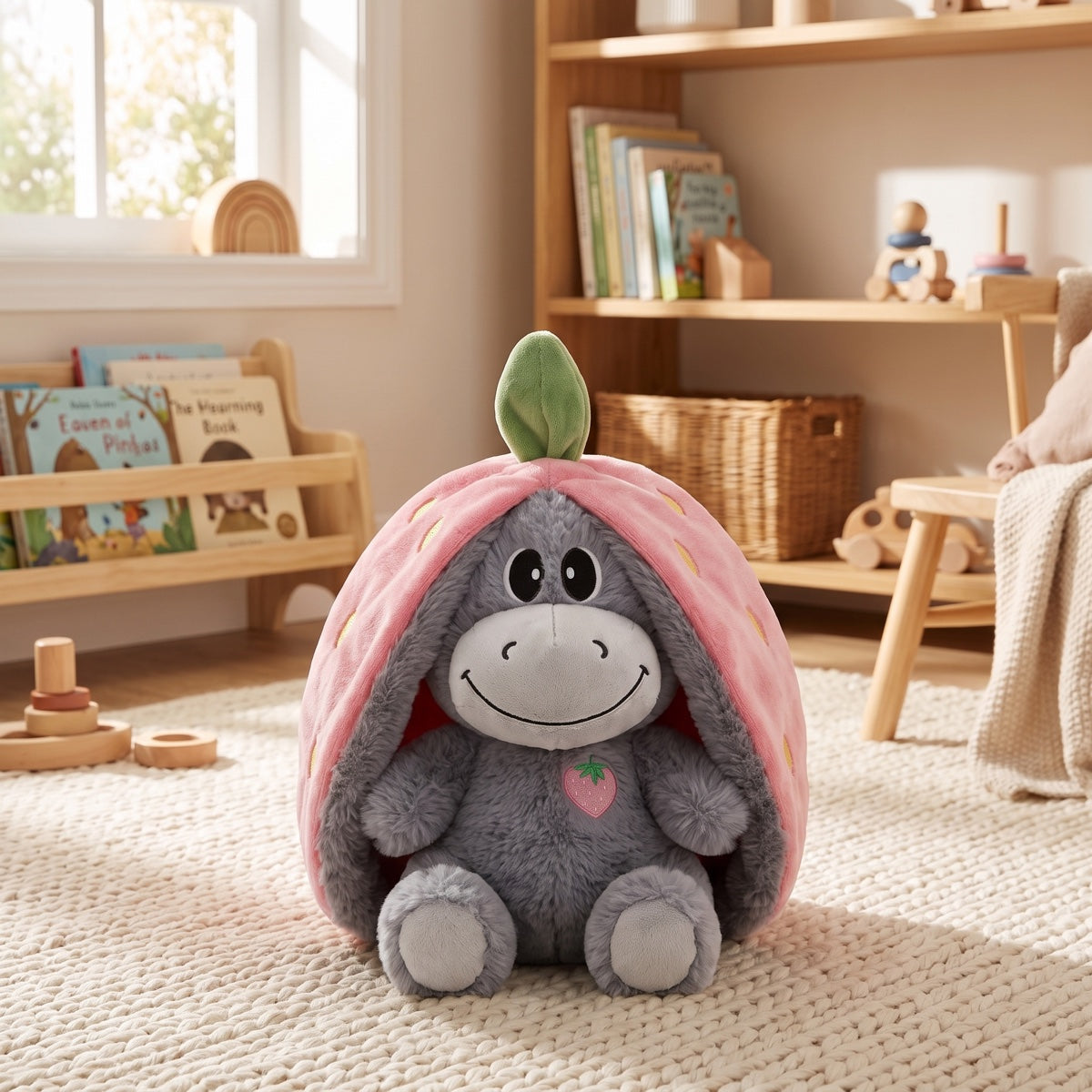 LumiLoo™ Breathing Plush Toy with Soothing Music & Gentle Night Light