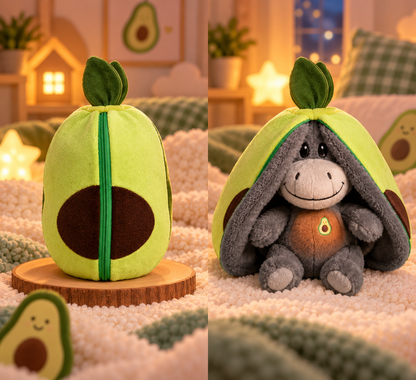 LumiLoo™ Breathing Plush Toy with Soothing Music & Gentle Night Light